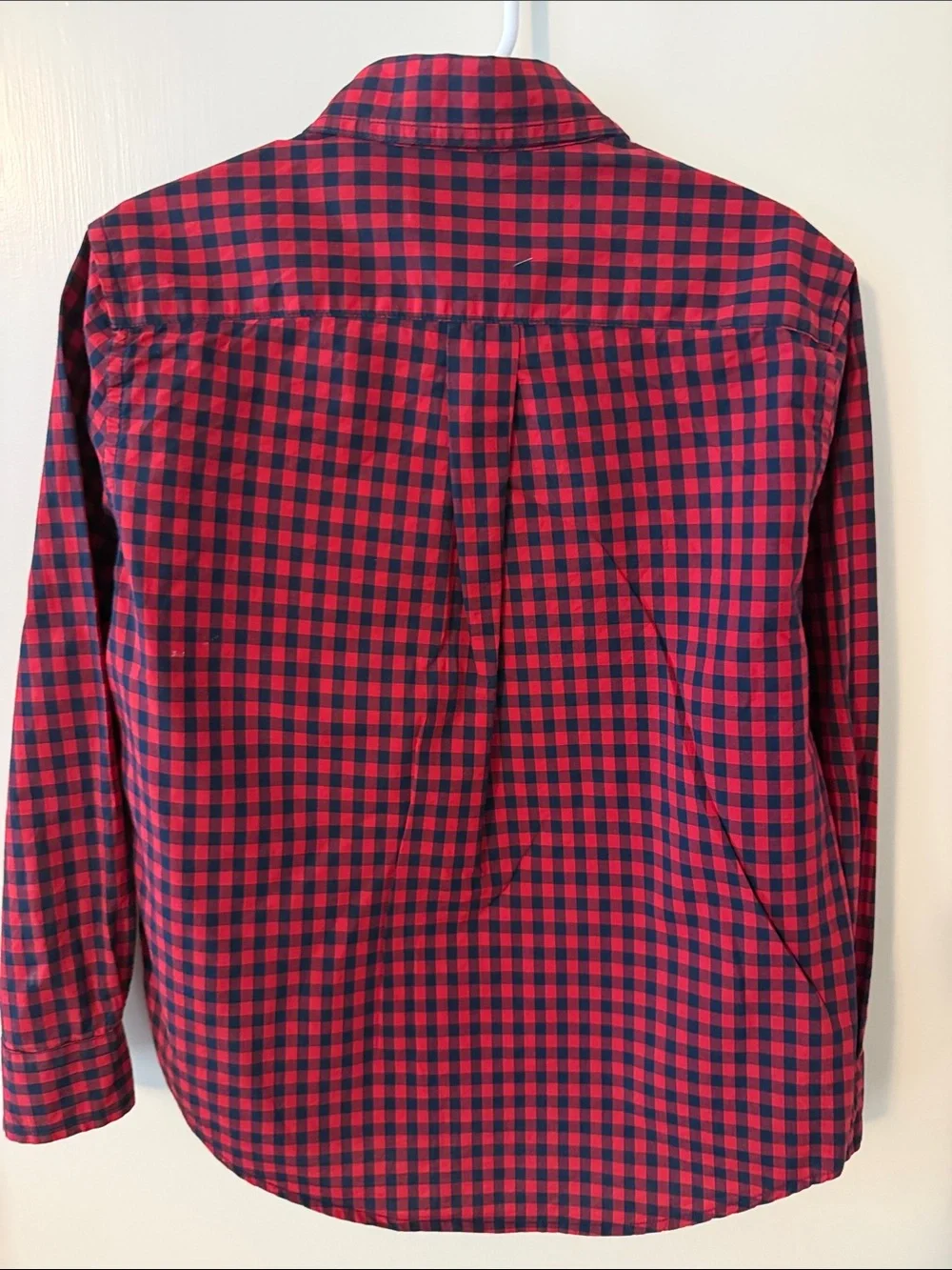 Ralph Lauren Red & Navy Gingham Button-Down Shirt